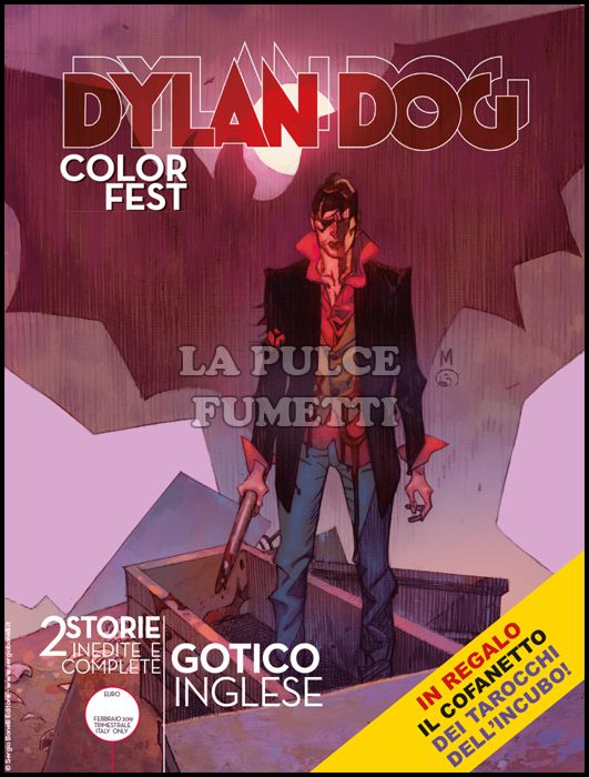 DYLAN DOG COLOR FEST #    28: GOTICO INGLESE - RACCOGLITORE E ALBETTO PER TAROCCHI DELL'INCUBO
